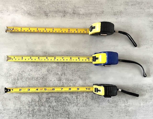 巻き尺 Tape Measure インチとMetric（cm）併記