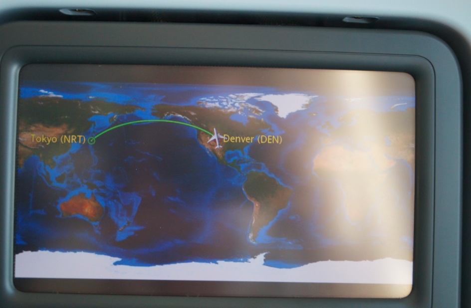 デンバー―成田直行便 初便出発前の祝賀会（2013年6月10日）