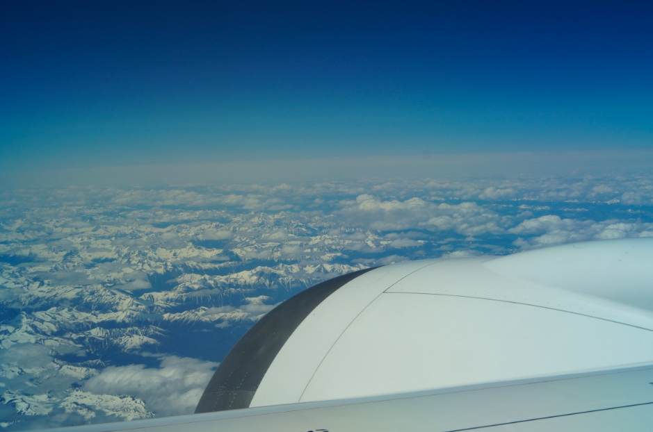デンバー―成田直行便 初便出発前の祝賀会（2013年6月10日）