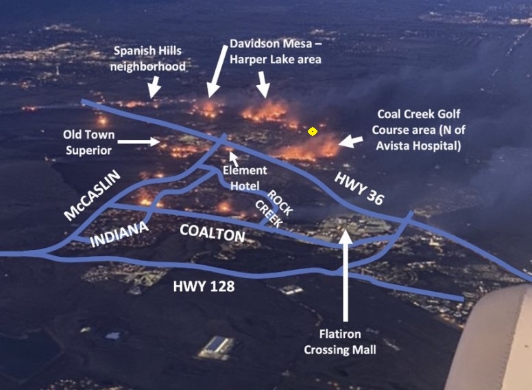 Marhsall Fire, Boulder County (December 2021)